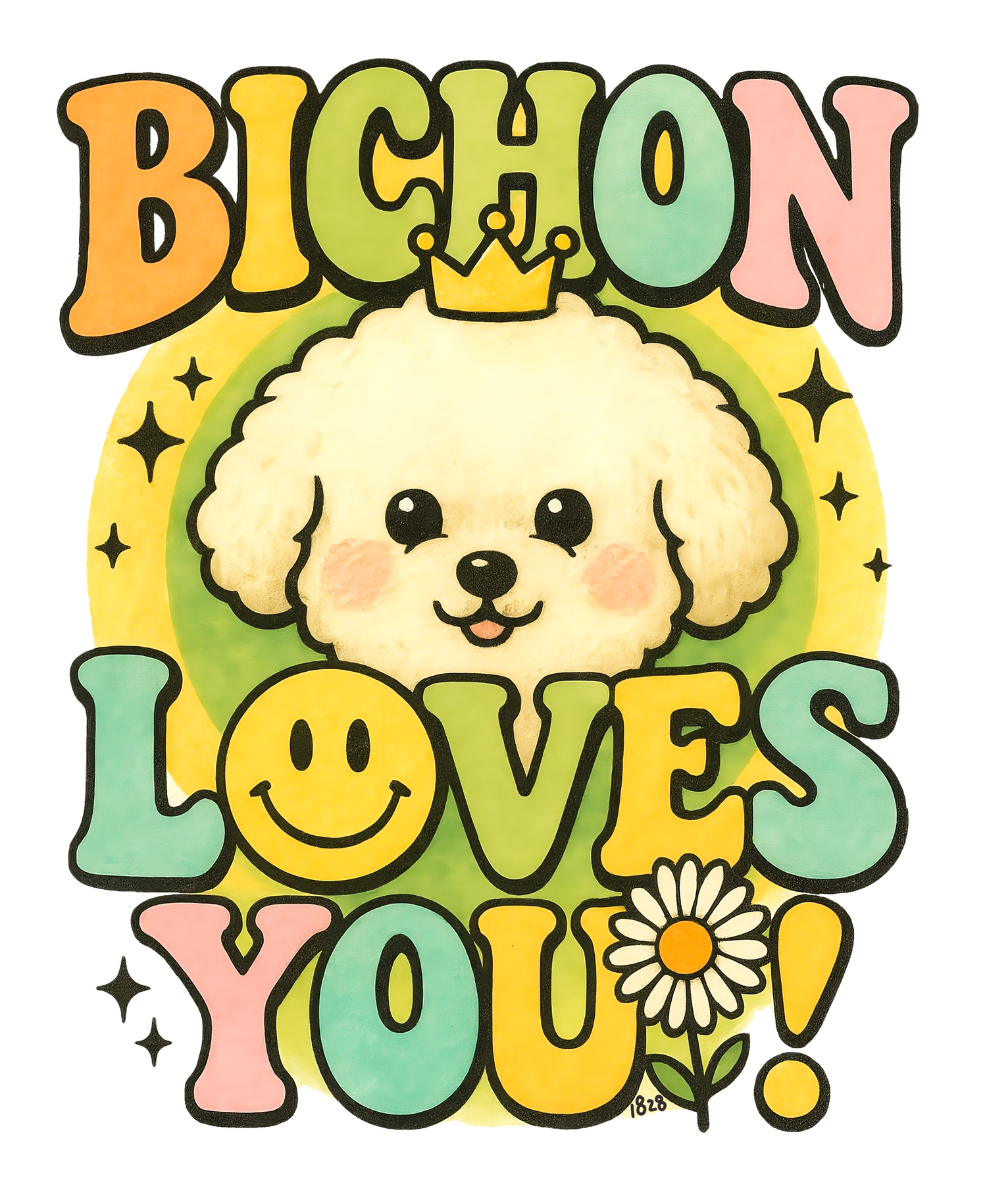 比熊愛你-復古款